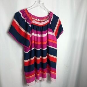 Violet + Claire Multicolor blouse size 2x 0547